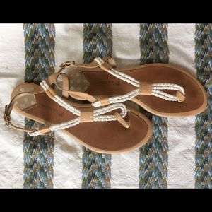 Sperry Top Sider White rope sandal “lacie”